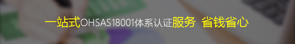 办理OHSAS18001体系认证